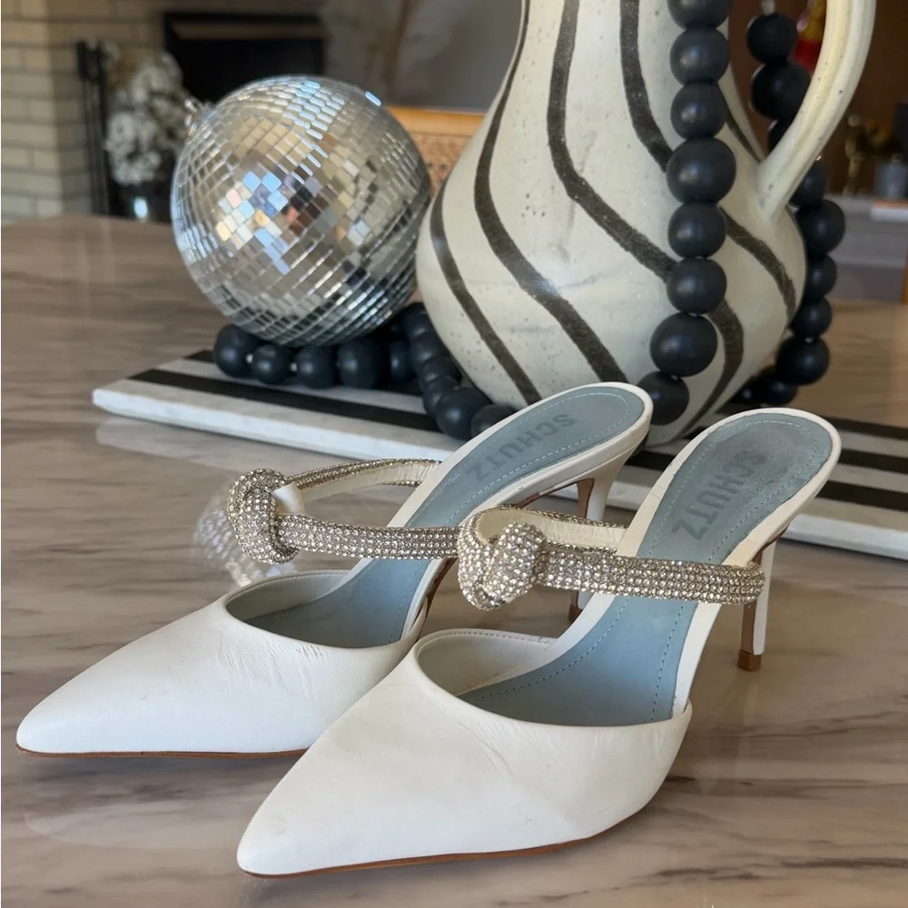 SCHUTZ White Heels - Picture 1 of 3